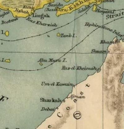 Le tre isole Grande Tonb PiccolaTonb e Abu Mousa sono isole inseparabili dal territorio dellIran